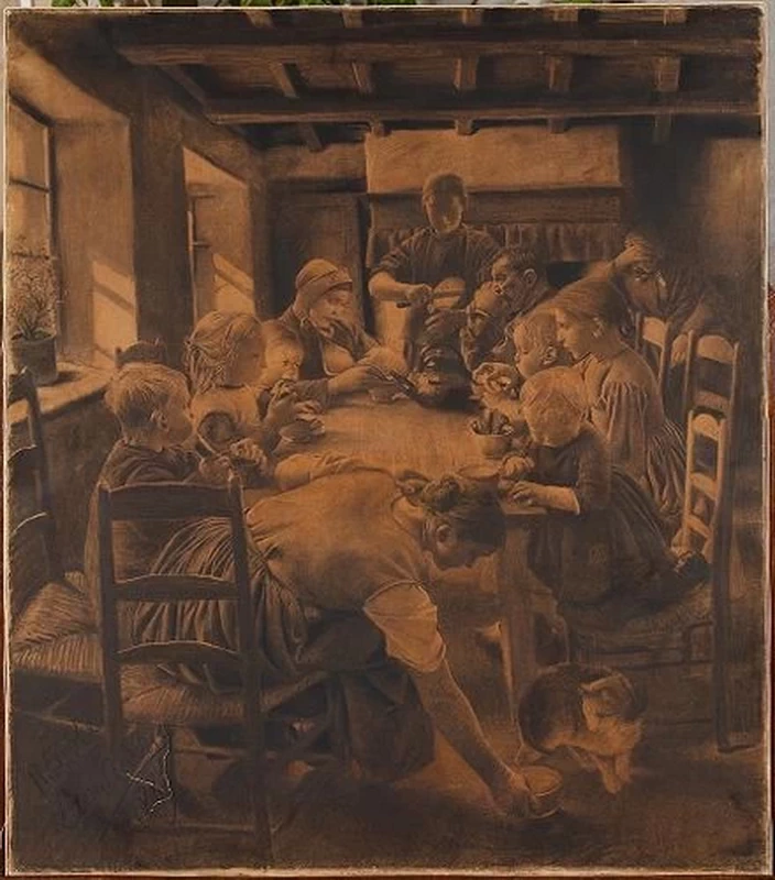 A cena, 1889